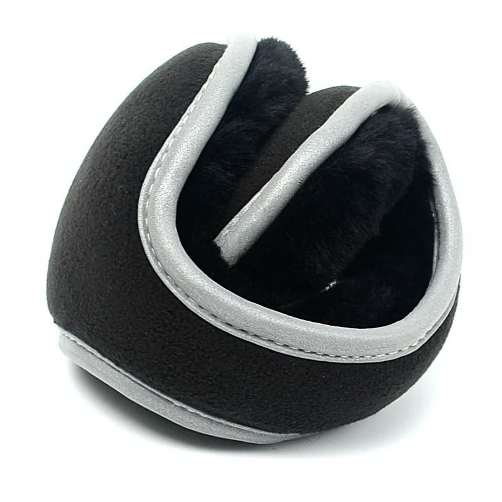 Reflective Foldable Winter Earmuffs Warm Fleece Ear Covers For Men And Women 2
