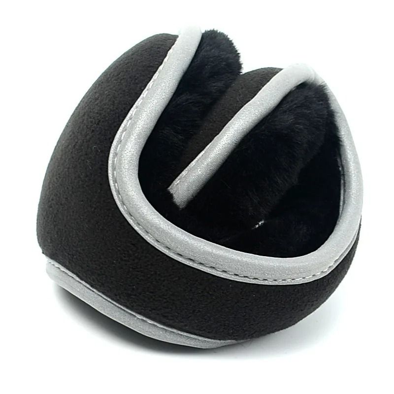Reflective Foldable Winter Earmuffs Warm Fleece Ear Covers For Men And Women 2