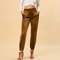 Relaxed Fit Velvet Harem Pants HighWaisted Velour Joggers For Women 3