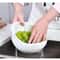 Ergonomic Kitchen Drain Basket MultiPurpose Fruit And Vegetable Colander With Handle 4