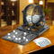 Classic Tabletop Bingo Cage Set Rotating Lottery Machine For Family Party Entertainment 0