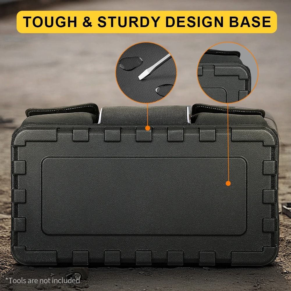 HeavyDuty Tool Bag Wide Mouth Storage With Waterproof Base 2