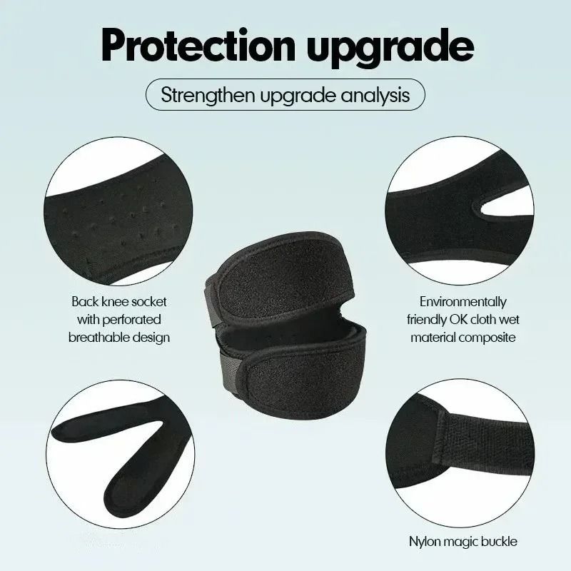 Pressurized Knee Support Wrap Adjustable Elastic Bandage Brace For Sports Recovery 2