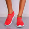 Crystal Breathable Mesh Sneakers Lightweight Soft Bottom Flats For Women 4