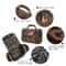 Genuine Leather Mens Business Travel Toiletry Bag Crazy Horse Leather Wash Cosmetics Organizer 4
