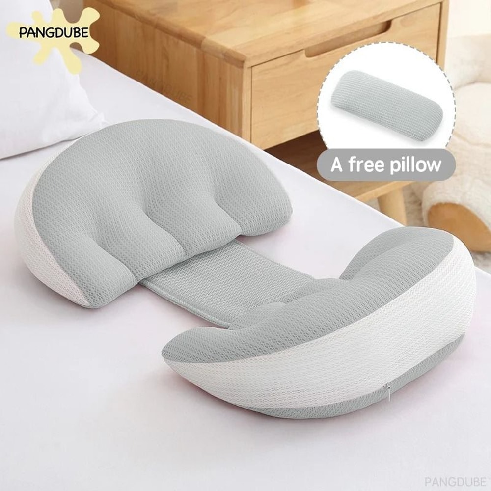 Ergonomic Maternity Sleep System MultiFunctional Cotton Body Support With Auxiliary Pillow 0