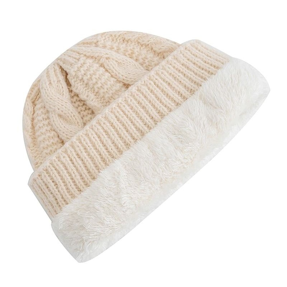 Couple Beanie UltraWarm Chic Knit Cap For Outdoor Winter Wear 5