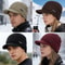 Thermal FurLined Beanie With Brim UltraThick Winter Knit Cap For Men Women 6