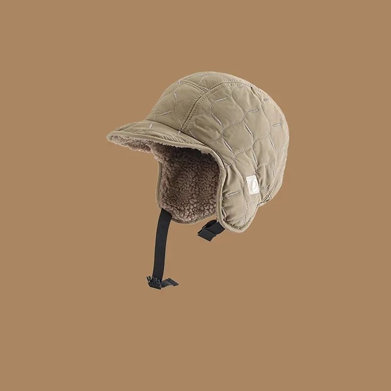 Winter Trapper Aviator Hat Waterproof Reversible Down Bomber Cap With Ear Protectors 6
