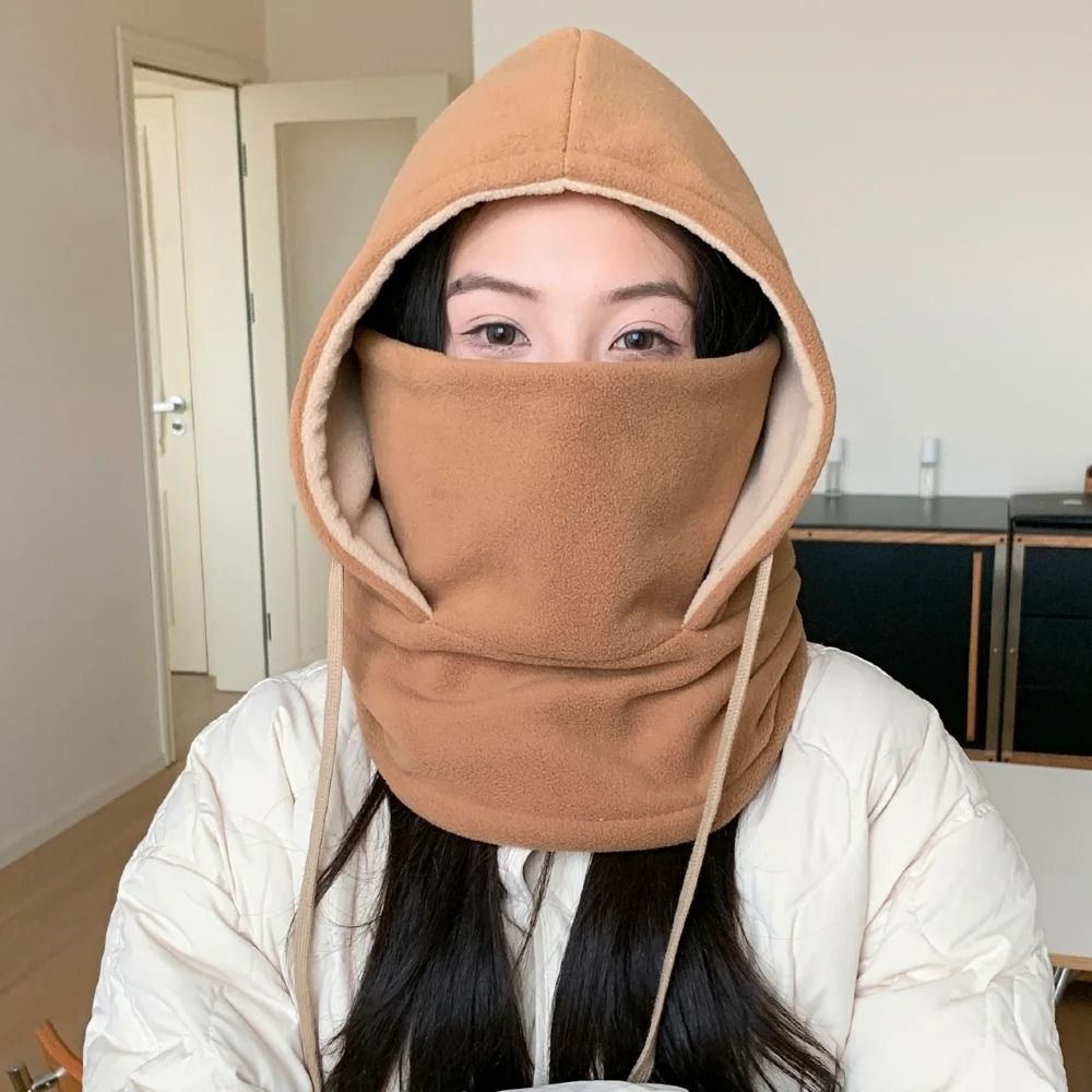 Unisex Winter Balaclava Hat Windproof Thermal Cap With Integrated Face Mask 9
