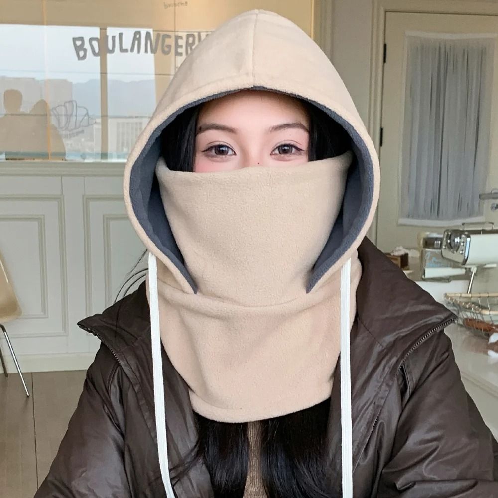 Unisex Winter Balaclava Hat Windproof Thermal Cap With Integrated Face Mask 10