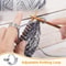 Adjustable Cute Cat Crochet Tension Ring Professional Yarn Guide Knitting Finger Holder 3