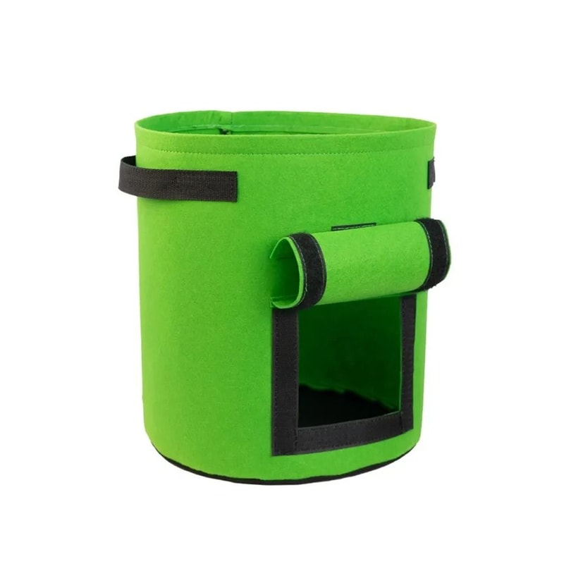 Felt Potato Planting Bag NonWoven Vegetable Seedling Grow Bag Large Diameter Planter 6