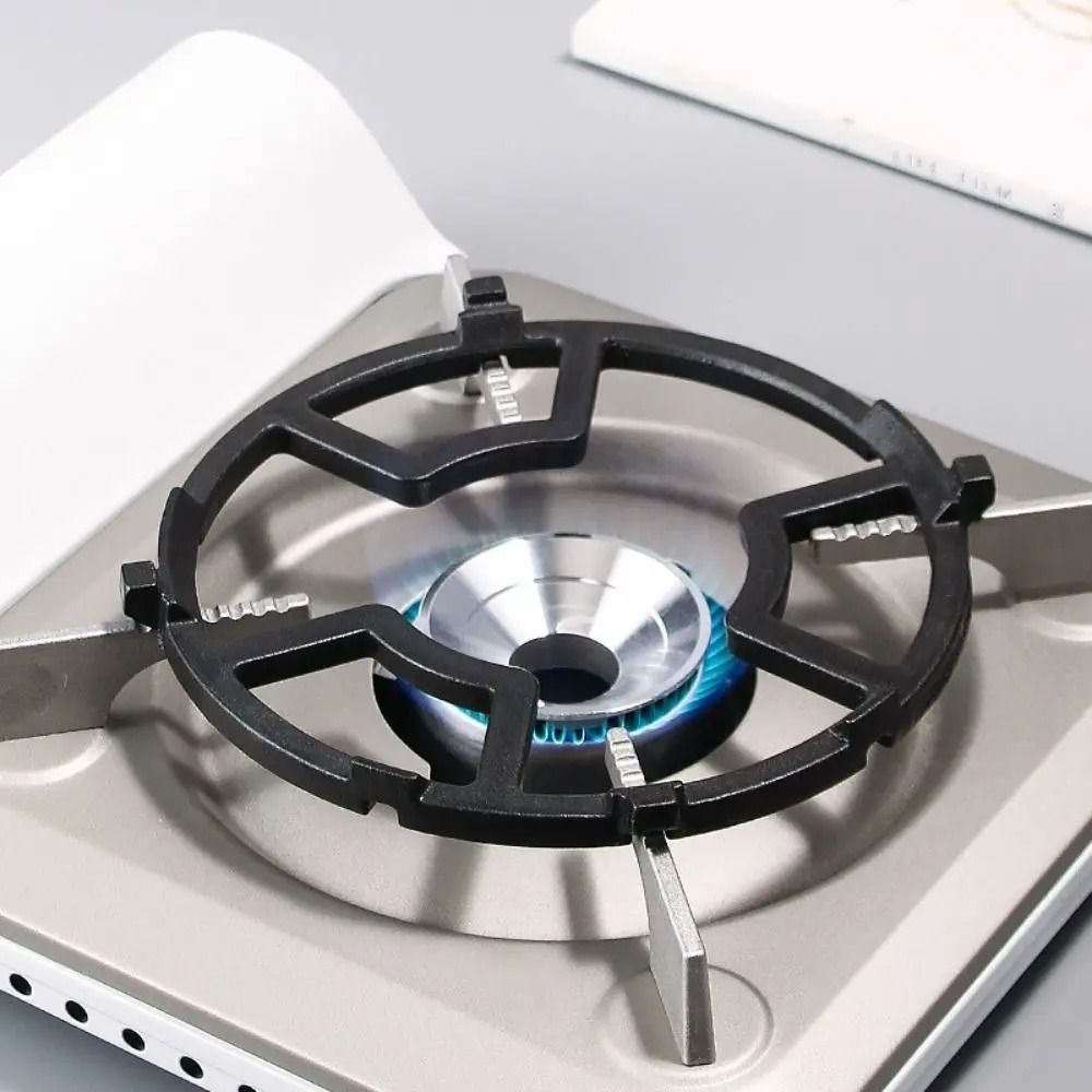 EnergySaving Universal Gas Hob Windshield HeavyDuty AntiSlip Cast Iron Cover 3