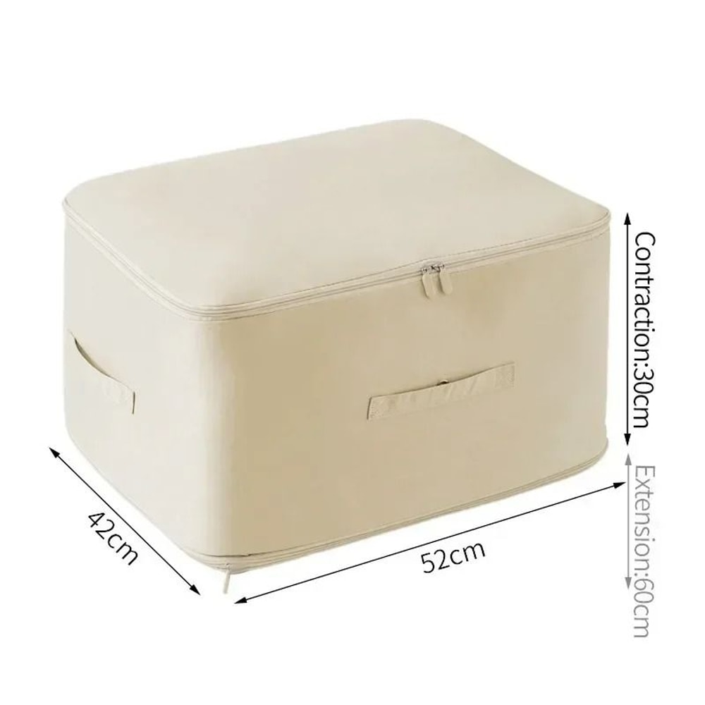 Ultra SpaceSaving SelfCompression Duvet Organizer Large Capacity Closet Cabinet Storage Bag 9