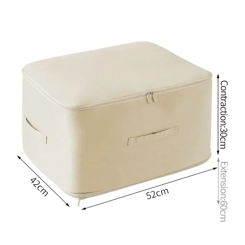 Ultra SpaceSaving SelfCompression Duvet Organizer Large Capacity Closet Cabinet Storage Bag 9