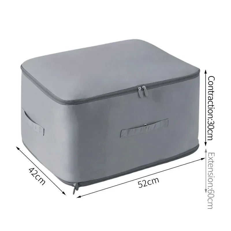 Ultra SpaceSaving SelfCompression Duvet Organizer Large Capacity Closet Cabinet Storage Bag 10