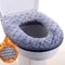 OShaped Plush Toilet Seat Cushion UltraSoft Thermal Winter Warmer For Bathroom Comfort 1
