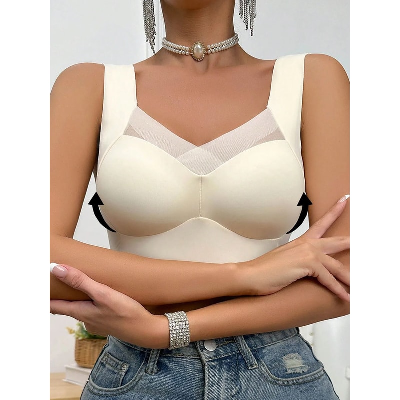 Seamless Active Sports Bra HighStretch Fitness Yoga Vest 0