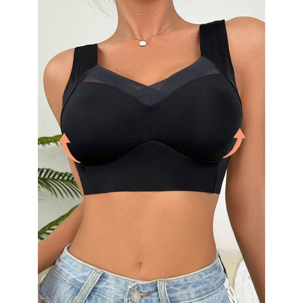 Seamless Active Sports Bra HighStretch Fitness Yoga Vest 1