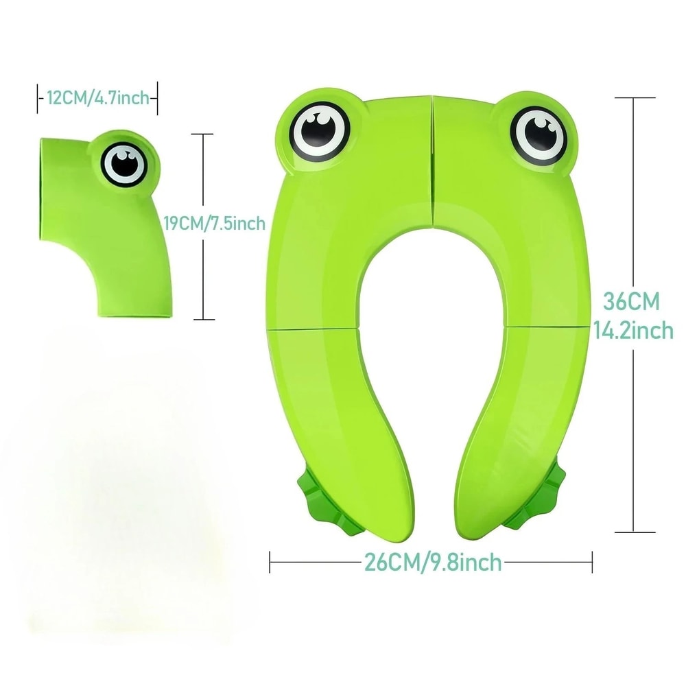 Baby Travel Folding Potty Seat Portable NonSlip Silicone Training Pad For Kids 3