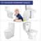 Baby Travel Folding Potty Seat Portable NonSlip Silicone Training Pad For Kids 4