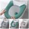 Thickened Washable Toilet Seat Warmer Soft Thermal Closestool Mat Protective Cover Pad 0