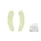 SelfAdhesive Plush Toilet Seat Pads 1 Pair Washable Sticky Thermal Closestool Mat 9