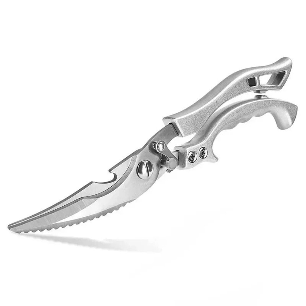 Stainless Steel Kitchen Shears HeavyDuty Chicken Bone Seafood Cutter 6