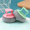 Detachable Cleaning Ball Brush HeavyDuty Pot Dish Kitchen Scrubber 1