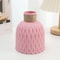 Rope Design Decorative Plastic Vase Modern Porcelain Imitation Flowerpot For Home Decor 3