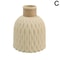 Rope Design Decorative Plastic Vase Modern Porcelain Imitation Flowerpot For Home Decor 9