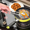 Stainless Steel Filter Spoon With Integrated Clip MultiFunctional OilFrying Skimmer BBQ Tongs 0