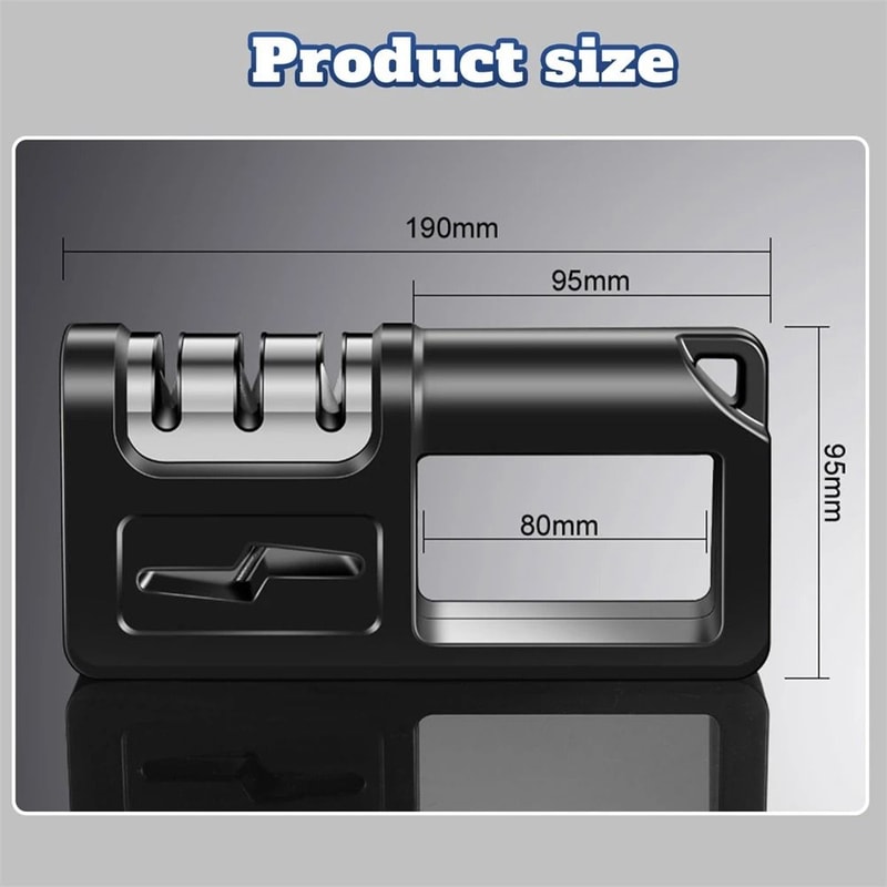 4in1 Stainless Steel Knife Sharpener Adjustable MultiStage Sharpening Tool 3