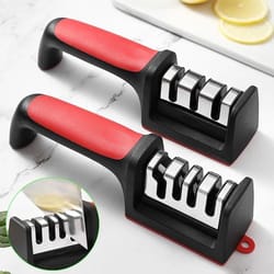 stage kitchen knife sharpener – handheld fast sharpening stone