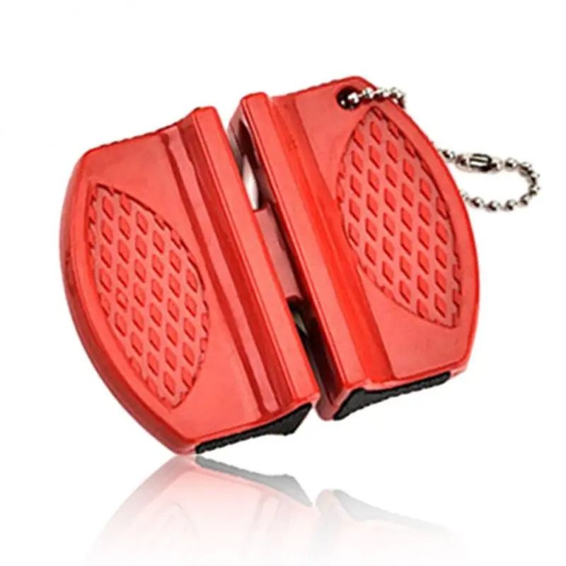 2Stage Handheld Knife Sharpener Portable Quick Sharpening Tool With NonSlip Base 10