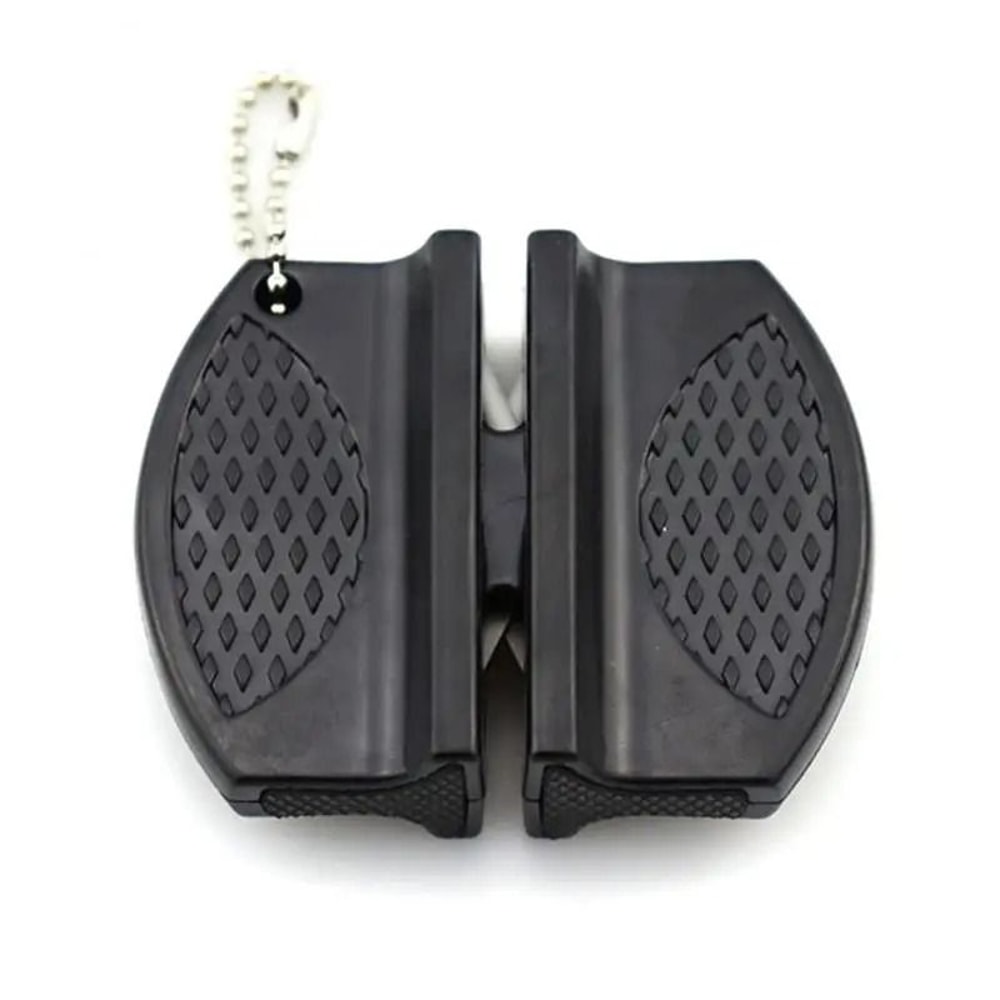 2Stage Handheld Knife Sharpener Portable Quick Sharpening Tool With NonSlip Base 7