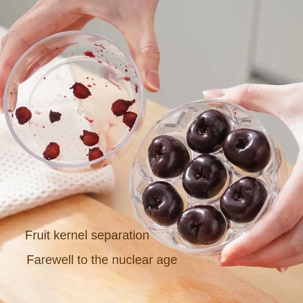 HighEfficiency SevenHole Cherry Pitter Rapid Fruit Stone Seed Remover 2