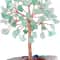 Super Mini Crystal Money Tree Healing Gemstone Decor With Agate Slice Base 9