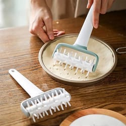 pizza dough roller & needle punch – high-efficiency baking tool