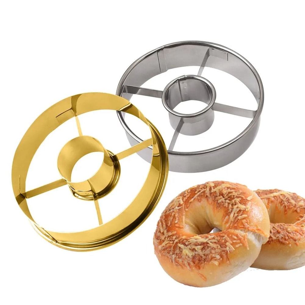 Round Stainless Steel Donut Cutting Mold Precision Mousse Ring Cookie Press 5