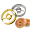 Round Stainless Steel Donut Cutting Mold Precision Mousse Ring Cookie Press 5