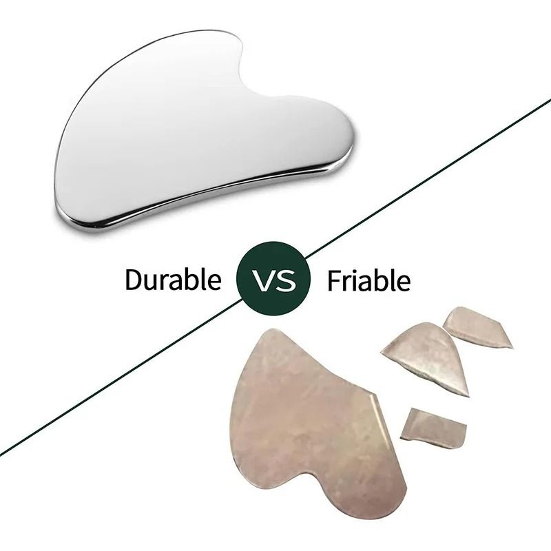 Stainless Steel Gua Sha Scraper Premium Facial Body Massager 2