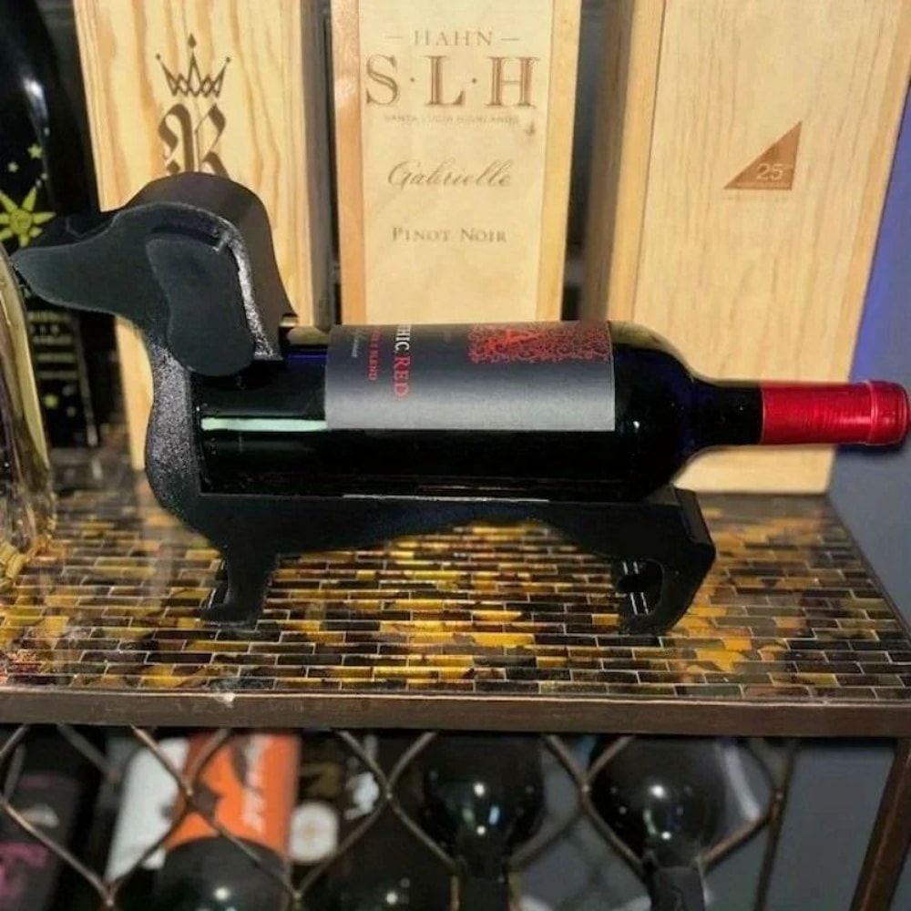 Sausage Dog Wine Bottle Rack Creative Modern Home Bar Decoration 2
