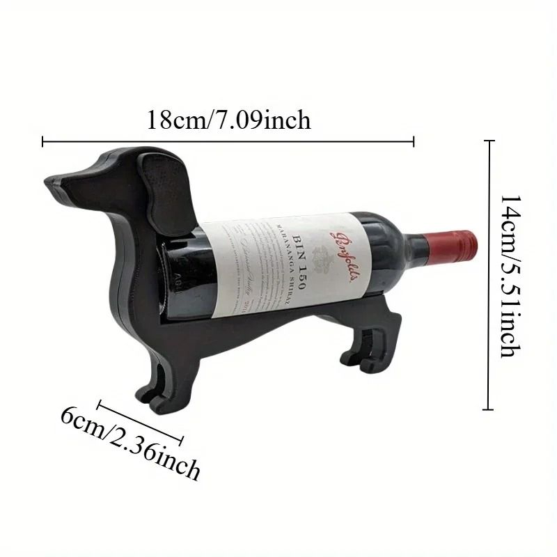 Sausage Dog Wine Bottle Rack Creative Modern Home Bar Decoration 3