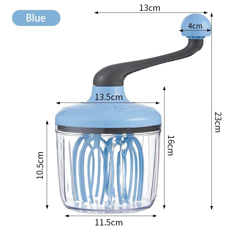 SemiAutomatic Manual Whisk HighEfficiency Household Cake Baking Tool 6