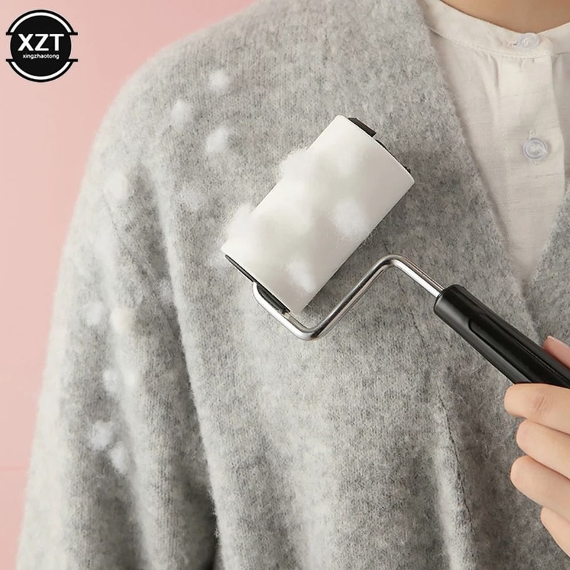 New Cute Cat Lint Remover Professional Pet Hair Fabric Cleaning Roller 6