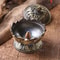 31in Lotus Flower Incense Burner Brass Aesthetic Buddhism Buddha Holder 3