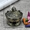 31in Lotus Flower Incense Burner Brass Aesthetic Buddhism Buddha Holder 5