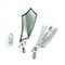 Universal Motorcycle Rearview Mirror Pair 8mm10mm Moto ATV Accessories 9